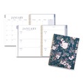 Notebooks & Pads | AT-A-GLANCE LB40905 11 in. x 8.5 in. 13 Month (Jan-Jan 2026) Weekly/Monthly Calista Floral Planners - Blue/Purple/Green Cover image number 0