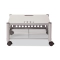 Office Desks & Workstations | Vertiflex VF52005 21.5 in. x 17.88 in. x 11.5 in. 90 lbs. Capacity 2 Shelves Metal Underdesk Machine Stand - Matte Gray image number 2
