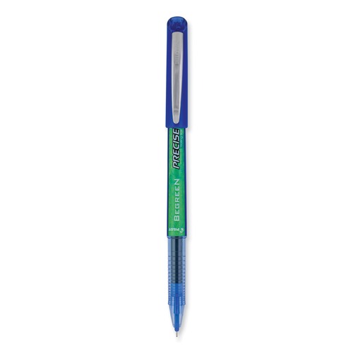 Pens | Pilot 26301 0.5 mm Extra-Fine Precise V5 BeGreen Stick Roller Ball Pen - Blue Ink, Blue Barrel (1-Dozen) image number 0