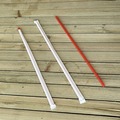 Cutlery | Boardwalk BWKJSTW1025RED 10.25 in. Wrapped Jumbo Polypropylene Straws - Red (2000/Carton) image number 4