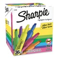 Highlighters | Sharpie 2133496 Tank Style Chisel Tip Highlighters - Assorted Colors (36/Pack) image number 0
