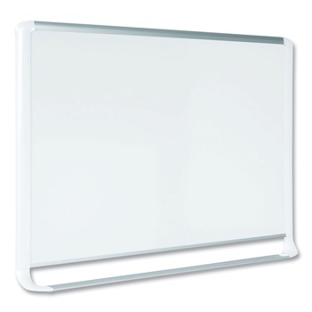 MasterVision MVI270205 Gold Ultra 72 in. x 48 in. Magnetic Dry Erase Boards - White Lacquered Steel Surface, White Aluminum Frame