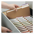 File Folders | Smead 14837 0.75 in. Expansion 1/3-Cut Top Tab 2-Fastener Folders - Letter Size/Kraft Exterior (50/Box) image number 4