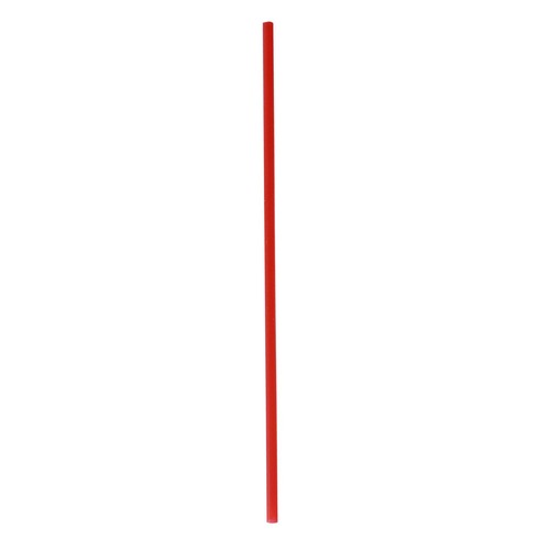 Cutlery | Boardwalk BWKJSTW1025RED 10.25 in. Wrapped Jumbo Polypropylene Straws - Red (2000/Carton) image number 0