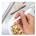 Cutlery | SOLO HSWFX-0007 Impress Heavyweight Full-Length Polystyrene Fork - White (100/Box, 10 Boxes/Carton) image number 6