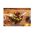 Food Service | Pactiv Corp. TEHL5X416 EarthChoice 5.38 x 4.5 x 2.63 16 oz Plastic Tamper Evident Recycled Hinged Lid Deli Container - Clear (304/Carton) image number 2