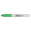 Permanent Markers | Sharpie 30004 Fine Bullet Tip Permanent Marker - Green (1-Dozen) image number 1