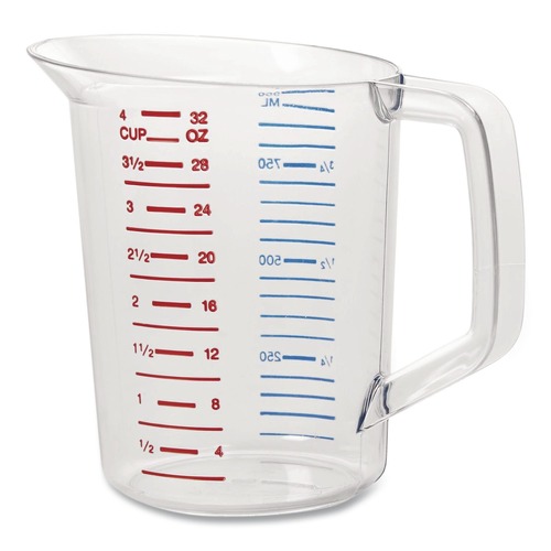 Just Launched | Rubbermaid Commercial FG321600CLR Bouncer 32 oz. Measuring Cup - Clear image number 0