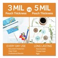 Labels | Scotch TP5852-100 2.25 in. x 4.25 in. 5 mil Laminating Pouches - Gloss Clear (100/Pack) image number 4