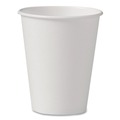  | SOLO U508N-02050 8 oz. Uncoated Hot Drink Paper Cups - White (1000/Carton) image number 3