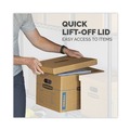Boxes & Bins | Bankers Box 7714210 SmoothMove 12 in. x 15 in. x 10 in. Classic Moving/Storage Boxes - Small, Brown/Blue (20/Carton) image number 5