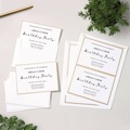 Labels | Avery 3325 5 in. x 7 in. Inkjet/Laser Invitation Cards with Metallic Border - Matte White (2 Cards/Sheet, 15 Sheets/Pack) image number 8