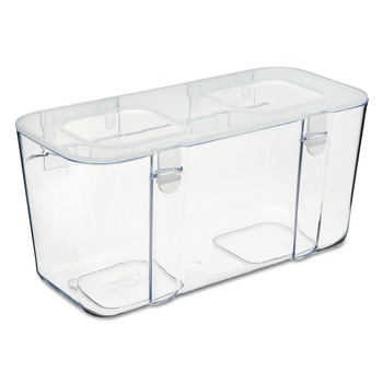 BOXES AND BINS | Deflecto 29201CR 8.8 x 4 x 4.38 Stackable Caddy Organizer - Medium/White