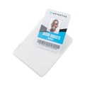 Label & Badge Holders | Advantus 75457 3.38 in. x 4.25 in. Vertical ID Badge Holders with Clip - Clear (50/Pack) image number 3