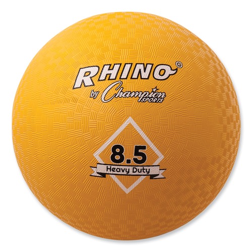 Breakroom Supplies | Champion Sports PG85HD 8.5 in. Diameter Heavy Duty Playground Ball - Yellow image number 0