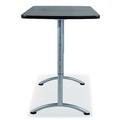 Office Desks & Workstations | Iceberg 69317 ARC 30 in. x 60 in. x 30 - 42 in. Height-Adjustable Table - Graphite/Silver image number 4
