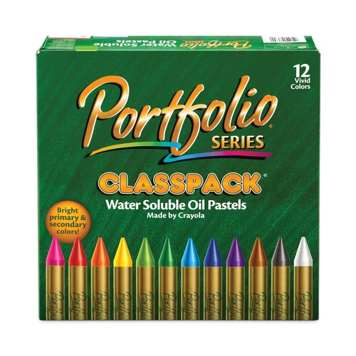 Arts & Crafts Supplies | Crayola 52-3630 Portfolio Series Oil Pastels - Assorted Colors (300/Carton) image number 0