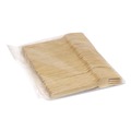 Cutlery | Dixie ANFBAM Mediumweight Bamboo Cutlery Fork - Light Golden (1000/Carton) image number 3