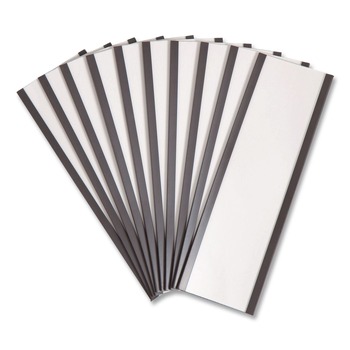 U Brands 5160U00-15 6 x 2 Magnetic Card Holders - Black (10/Pack)