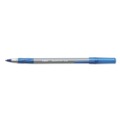 Pens | BIC GSMG361-BE Round Stic Grip Xtra Comfort Medium 1.2 mm Stick Easy-Glide Ballpoint Pen Value Pack - Blue Ink/Gray/Blue Barrel (36/Pack) image number 3