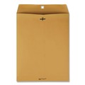 Envelopes & Mailers | Quality Park QUA37805 11.5 in. x 14.5 in. 32 lbs. Bond Weight #14 1/2 Square Flap Clasp/Gummed Closure Clasp Envelope - Brown Kraft (100/Box) image number 2