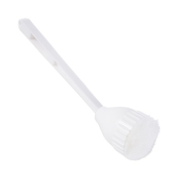 Boardwalk 528121 2 in. Cone Head Plastic Bowl Mops with 10 in. Handle - White (25-Piece/Carton)