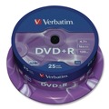 Office Electronics & Batteries | Verbatim 95033 4.7 GB 16x Spindle DVDplusR Recordable Disc - Silver (25/Pack) image number 1