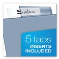 File Folders | Cardinal 84018 11 x 8.5 Poly 5-Tab Index Dividers - Assorted (4/Pack) image number 4
