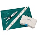 Craft Supplies | Black & Decker BDHT14001 Craft Hobby Knife Kit with 26 Assorted Blades and Cutting Mat image number 1