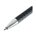 Pens | Universal UNV15520 0.7 mm Fine Retractable Ballpoint Pen - Black (1 Dozen) image number 4