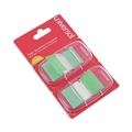 Page Flags | Universal UNV99003 Page Flags - Green (50 Flags/Dispenser, 2 Dispensers/Pack) image number 1