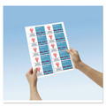 Copy & Printer Paper | Avery 08374 2 x 3.5 Inkjet Magnetic Business Cards - White (30/Pack) image number 4