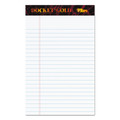 Notebooks & Pads | TOPS 63910 (50) White 5 in. x 8 in. Sheets Narrow Rule Docket Gold Ruled Perforated Pads (12/Pack) image number 0