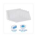 Trash & Waste Bins | Boardwalk H6036TWK 30 in. x 36 in. 30 gal. 0.9 mil Linear Low Density Industrial Can Liners - White (100/Carton) image number 2