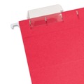 Just Launched | Smead 64059 Colored Hanging File Folders with 1/5 Cut Tabs - Letter, Assorted Bright Colors (25/Box) image number 1