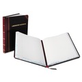 Notebooks & Pads | Boorum & Pease L21-150-R 10.38 x 8.13 Sheets Data/Lab-Record Format Laboratory Notebook - Black/Red Cover image number 1