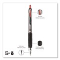 Pens | uni-ball 33952 Signo 207 0.7 mm Retractable Gel Pen - Red Ink/Smoke/Black/Red Barrel/Medium (1-Dozen) image number 2