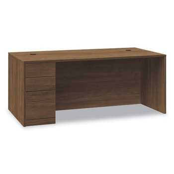 HON H105898L.PINCPINC 10500 Series 66 in. x 30 in. x 29.5 in. Left Pedestal Box/Box/File Single Pedestal Desk - Pinnacle
