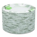 Bowls and Plates | Dixie SXP10PATH Pathways Soak Proof Shield Heavyweight 10-1/8 in. Paper Plates - Green/Burgundy (125/Pack) image number 0