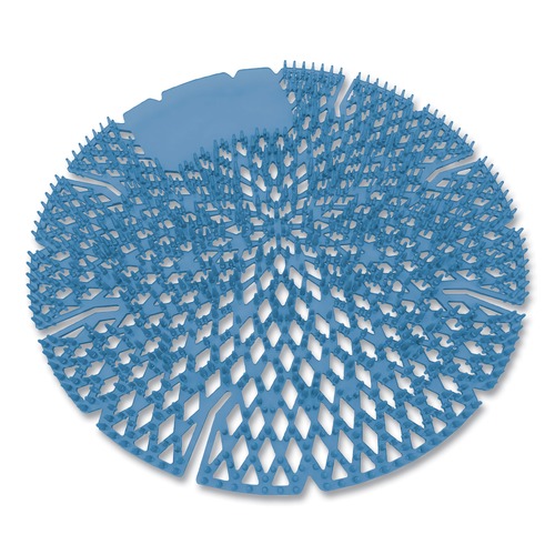 Odor Control | Big D Industries 062300 Diamond 3D Urinal Screen - Mountain Air Scent/Blue (6/Carton) image number 0