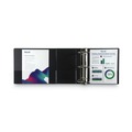 File Folders | Samsill 16420 6 in. Capacity 11 x 8.5 Nonstick D-Ring View Binder, 3 Rings - Black image number 1