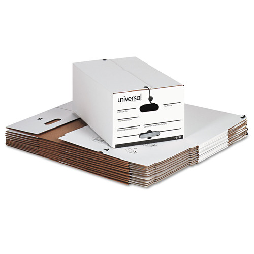 Universal | Universal 7513002 Economical Easy Assembly Storage Files - Legal Size, White (12/Carton) image number 0