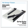 Arts & Crafts Supplies | Dahle 12E Vantage 10 x 12.75 Guillotine 15-Sheet Paper Trimmer/Cutter image number 2