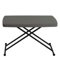 Just Launched | Iceberg 65491 IndestrucTable 30 in. x 20 in. x 25 in. - 28 in. Classic Personal Folding Table - Charcoal image number 3