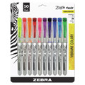 Pens | Zebra 71111 Zazzle Chisel Tip Liquid Ink Highlighter - Assorted Ink Colors/Assorted Barrel Colors (10/Set) image number 0