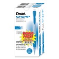 Pencils | Pentel AL17CSW-US 0.7 mm HB (#2) Champ Mechanical Pencil Value Pack - Black Lead, Blue Barrel (24/Pack) image number 3