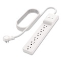 Surge Protectors | Belkin BE106000-04 720 J 6 AC Outlets 4 ft. Cord Home/Office Surge Protector - White image number 1