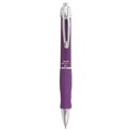 Pens | Zebra 42680 Sarasa Dry X10 Medium 0.7 millimeter Retractable Gel Pen - Violet Ink/Violet/Silver Barrel (1-Dozen) image number 1