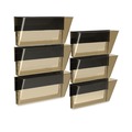Wall Files | Storex 70325U06C 16 in. x 4 in. x 7 in. Unbreakable Magnetic Wall Legal/Letter File - Clear image number 1