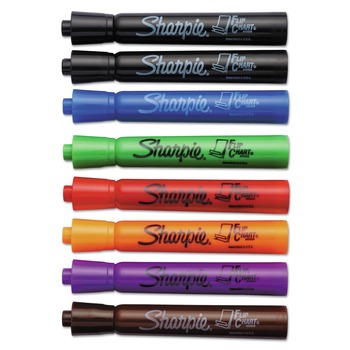 Sharpie 22480PP Broad Bullet Tip Flip Chart Marker - Assorted Colors (8/Set)